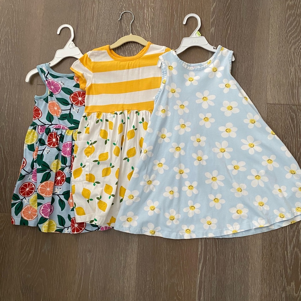 Bundle of Three Hanna Andrersson Girl’s Dresses Sz 5 (110cm)